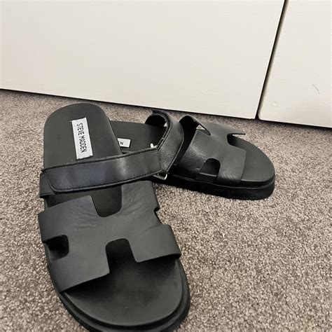 fake hermes sandles|Hermes sandals vs steve madden.